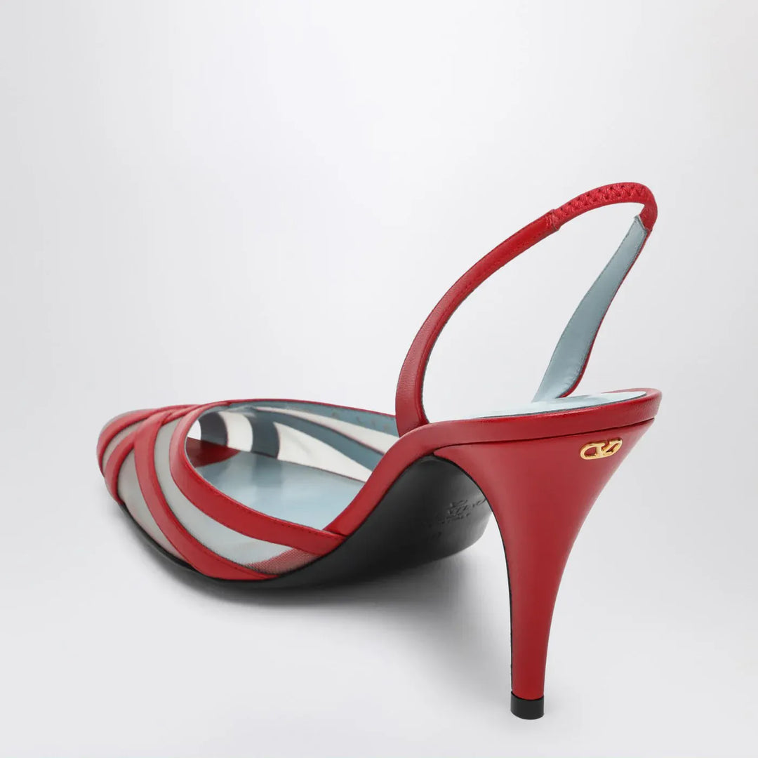 Valentino Garavani - Red ImpuDance Slingback Décolleté Brand Apparel &amp; Accessories