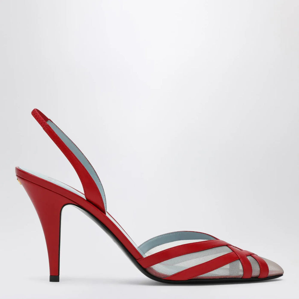 Valentino Garavani - Red ImpuDance Slingback Décolleté Brand Apparel & Accessories 36 IT