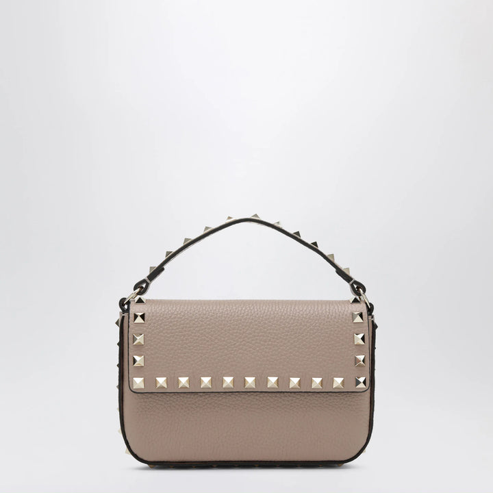 Valentino Garavani - Rockstud pouch in grained calf leather, powder Brand Apparel &amp; Accessories U