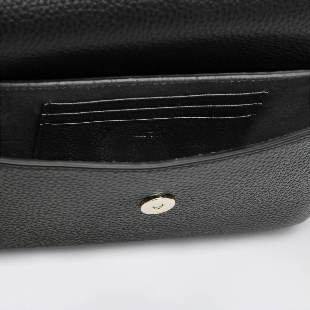 Valentino Garavani - Rockstud pouch in grained calfskin leather, black Brand Apparel &amp; Accessories TU