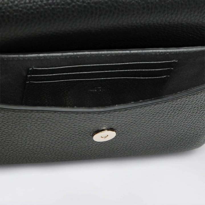 Valentino Garavani - Rockstud pouch in grained calfskin leather, black Brand Apparel &amp; Accessories TU