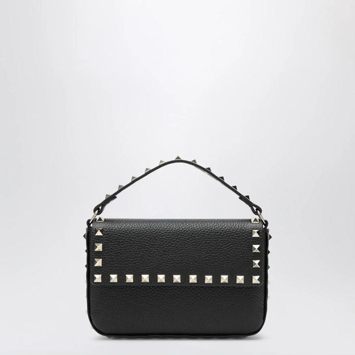 Valentino Garavani - Rockstud pouch in grained calfskin leather, black Brand Apparel &amp; Accessories TU