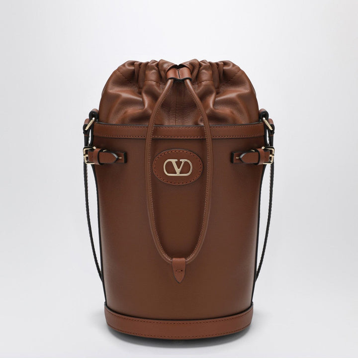Apparel &amp; Accessories TU Valentino Garavani - VLogo Signature Bucket Bag in Tobacco Brand
