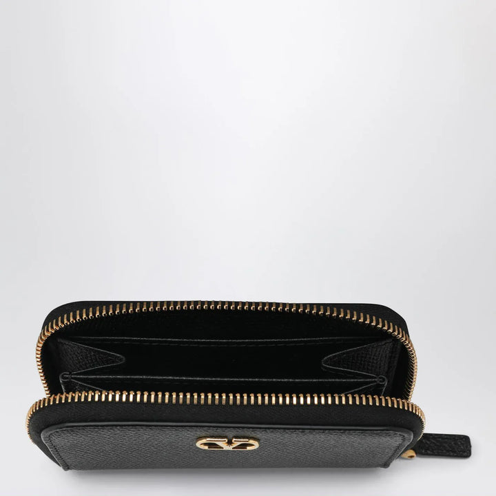 Valentino Garavani - Vlogo Signature zip wallet black Brand Apparel &amp; Accessories TU
