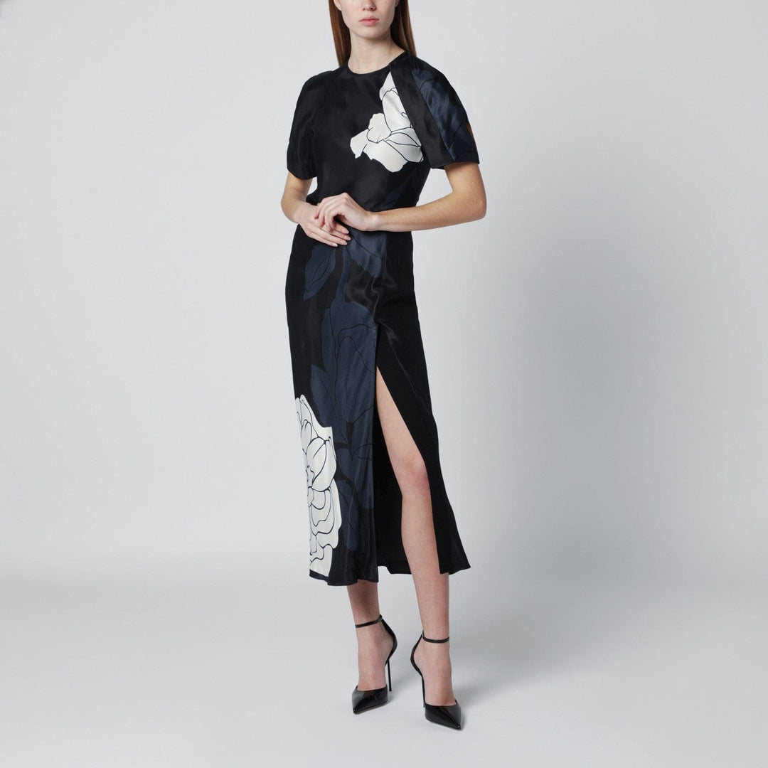 Apparel & Accessories Victoria Beckham - Eve floral satin midi dress Brand