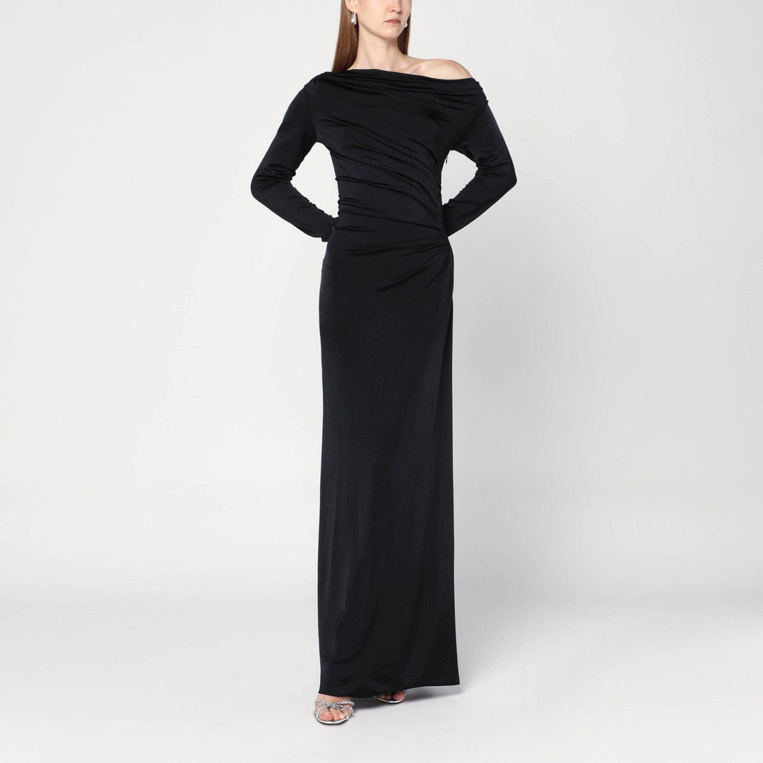 Apparel & Accessories 6 UK Victoria Beckham - Long black dress in viscose jersey Brand