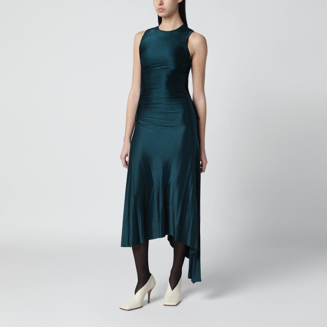 Apparel & Accessories Victoria Beckham - Twist dress in dark aqua green Brand