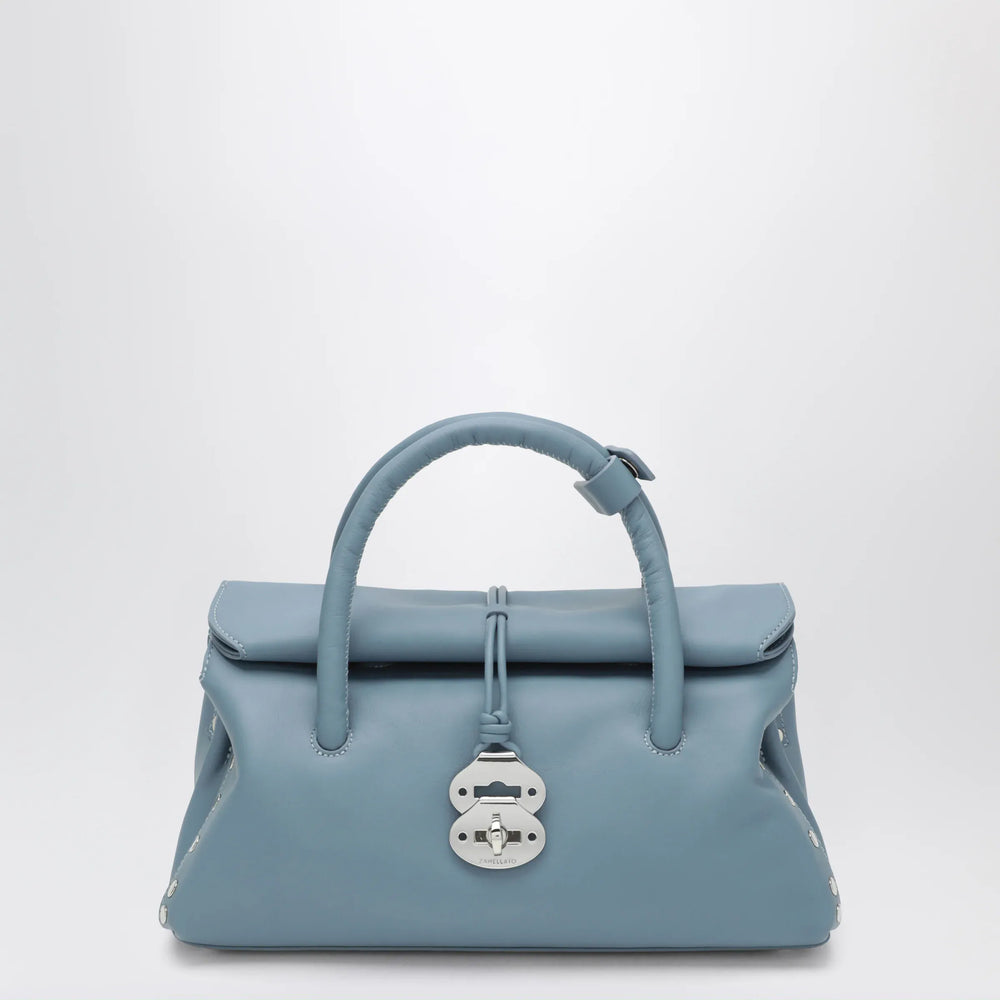 Zanellato - Small light blue Dotta Centauro tote bag Brand Apparel & Accessories TU