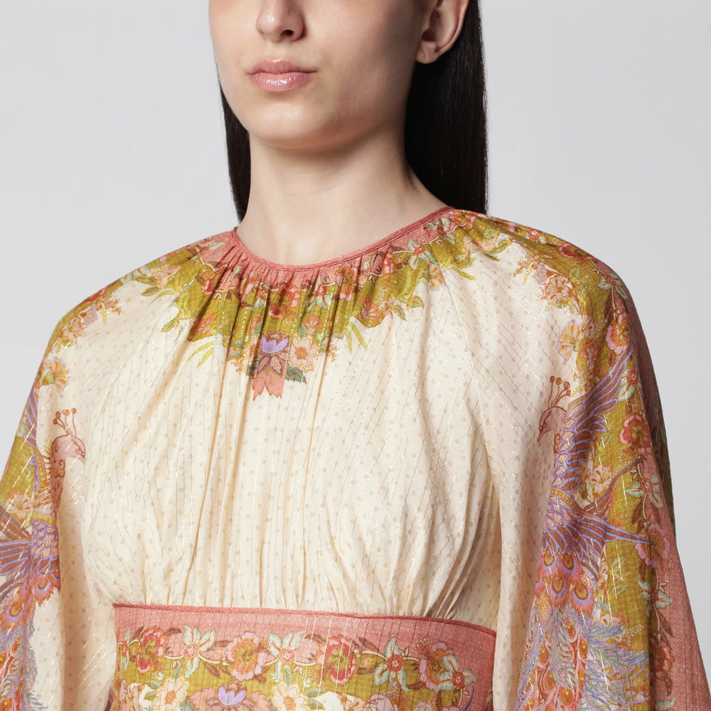 ZIMMERMANN - Indra mini dress with floral motif Brand Apparel & Accessories
