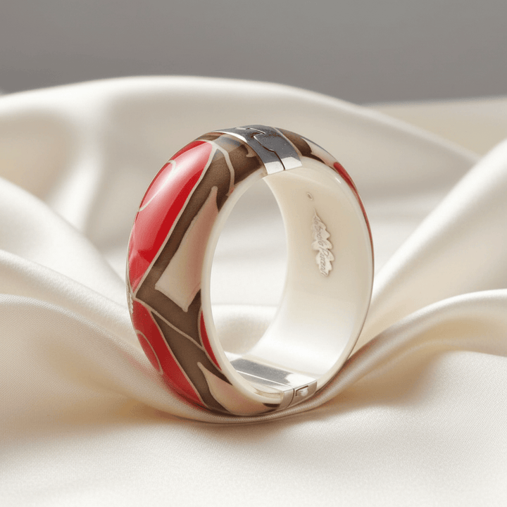 Antonella Piacenti Batik Openable Bangle 925 Silver Brand Bangles