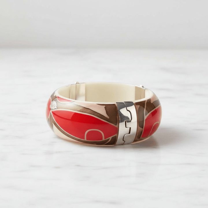 Antonella Piacenti Batik Openable Bangle 925 Silver Brand Bangles