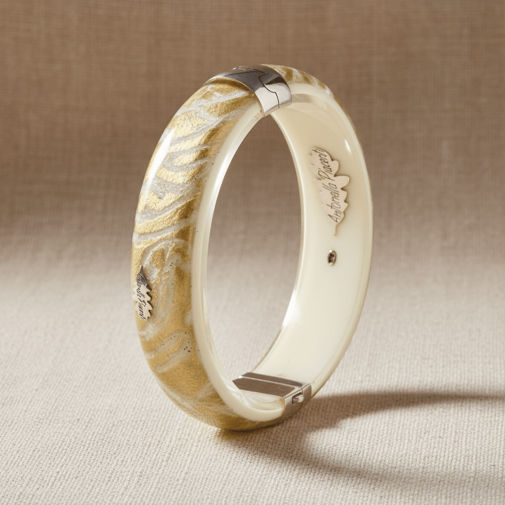 Antonella Piacenti Damask Openable Bangle 925 Silver Brand Bangles