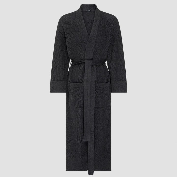 Bemboka Bathrobes (S/M) H125cm Charcoal Bemboka Pure Cotton Bathrobes Brand