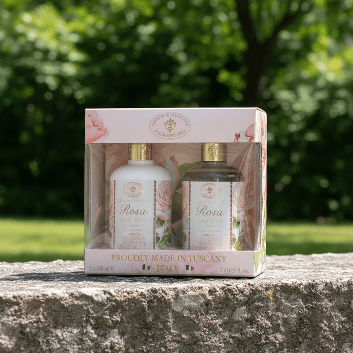 Saponificio Artigianale Fiorentino Rose Body &amp; Hand Wash 2pcs Brand Body and Hand Wash Bundles