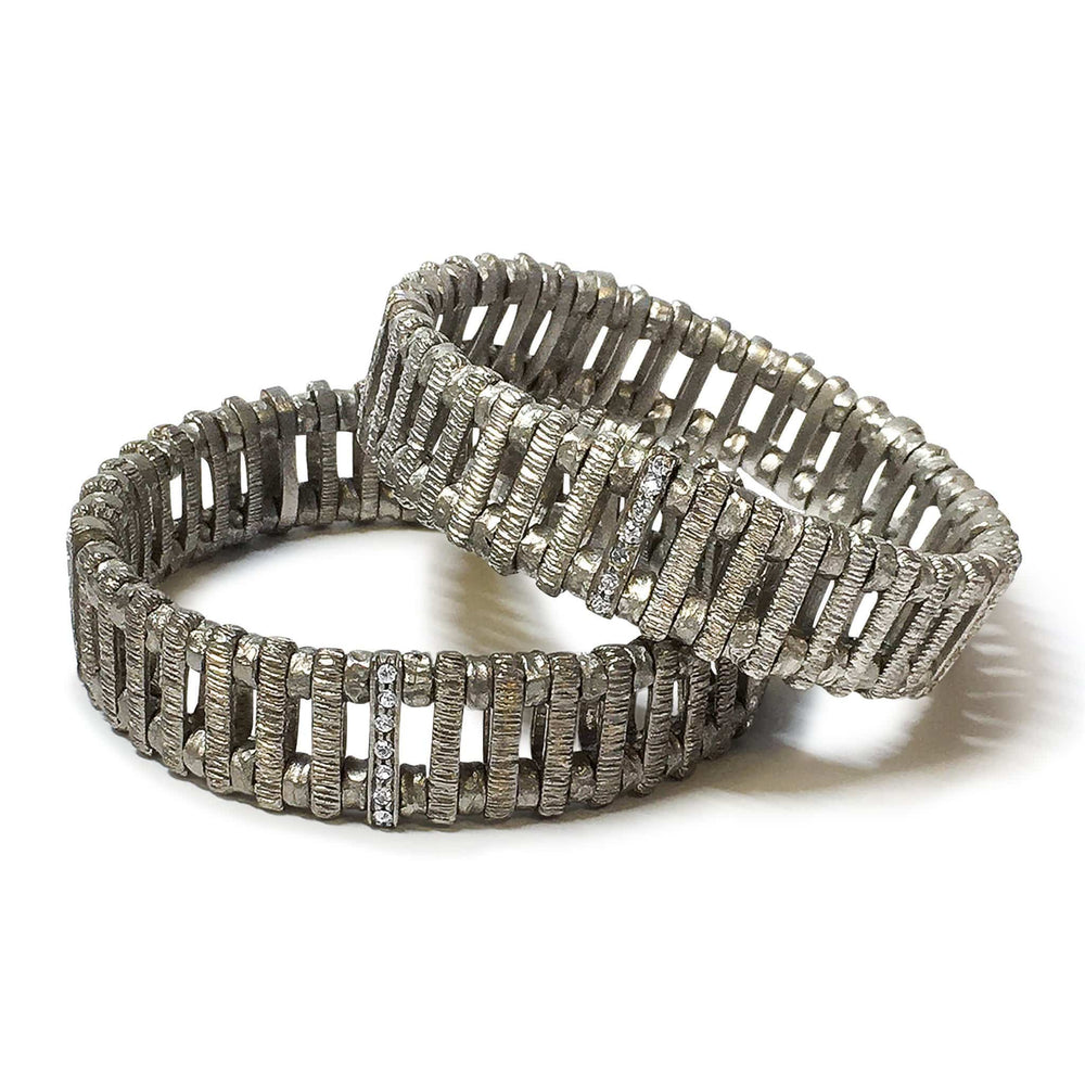 Giora Bracelet Giora' Anastasia Bracelet Ruthenium Finish Giora' Anastasia Bracelet Italian Jewellery Designer Giovanna Raspini Brand