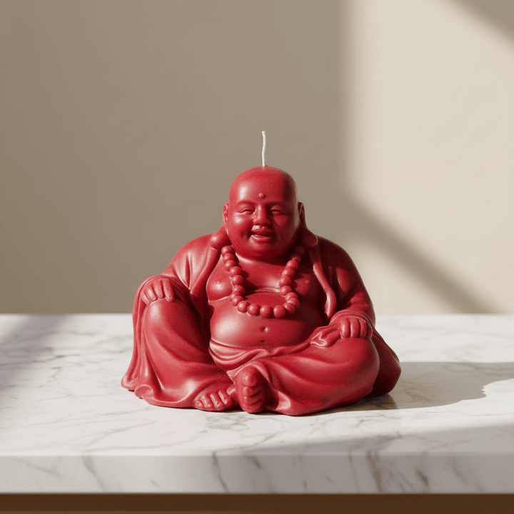 Mario Luca Giusti Buddha Candle Red Brand Candles