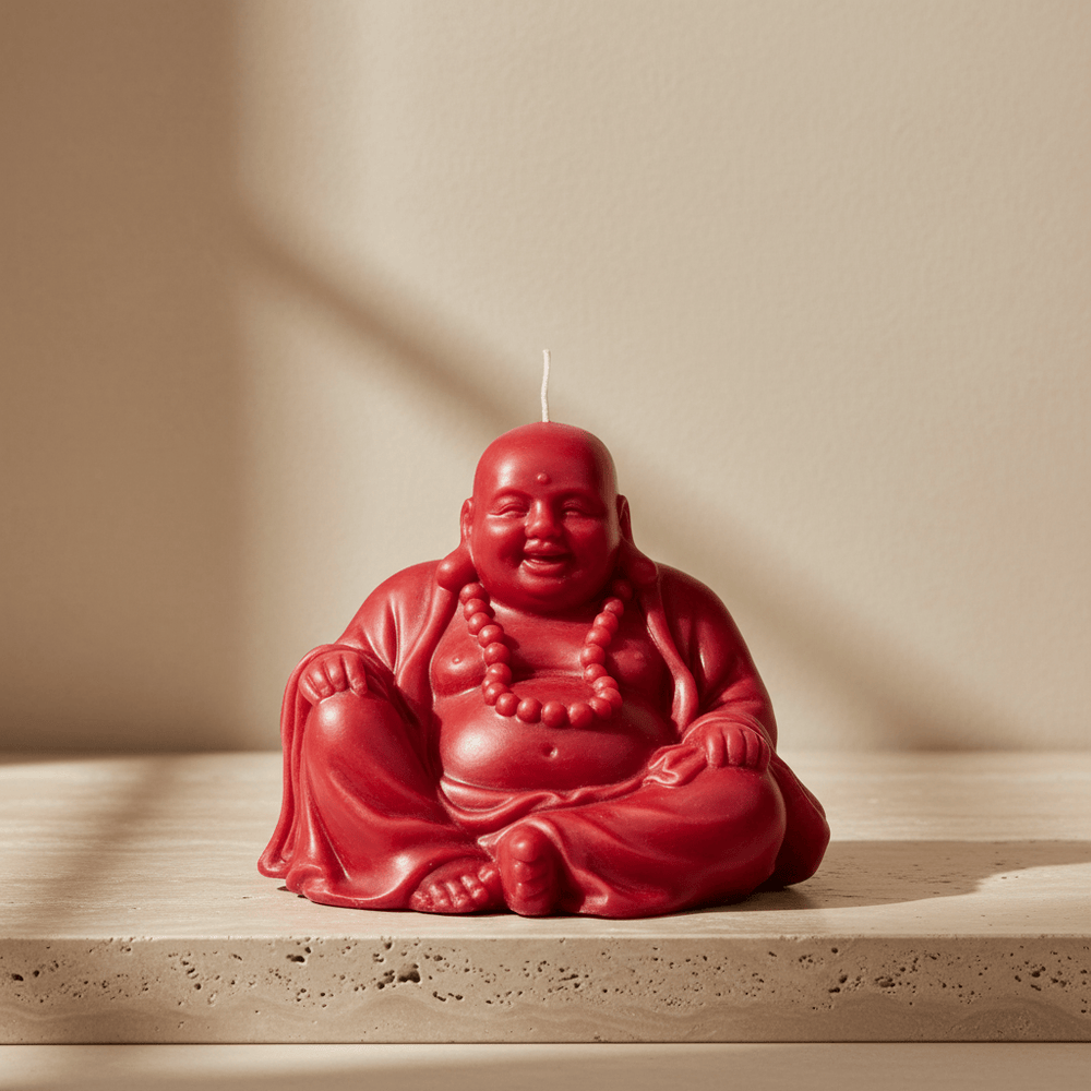 Mario Luca Giusti Buddha Candle Red Brand Candles