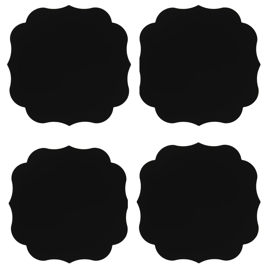 Mario Luca Giusti Coasters Mario Luca Giusti Acrylic Coasters Set of 4 Pcs Black Mario Luca Giusti Acrylic Coasters Set of 4pcs Black Brand