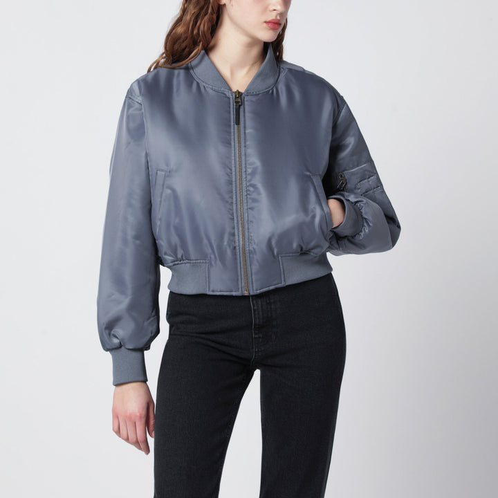 Coats &amp; Jackets ANINE BING - Leon grey cropped bomber jacket Brand