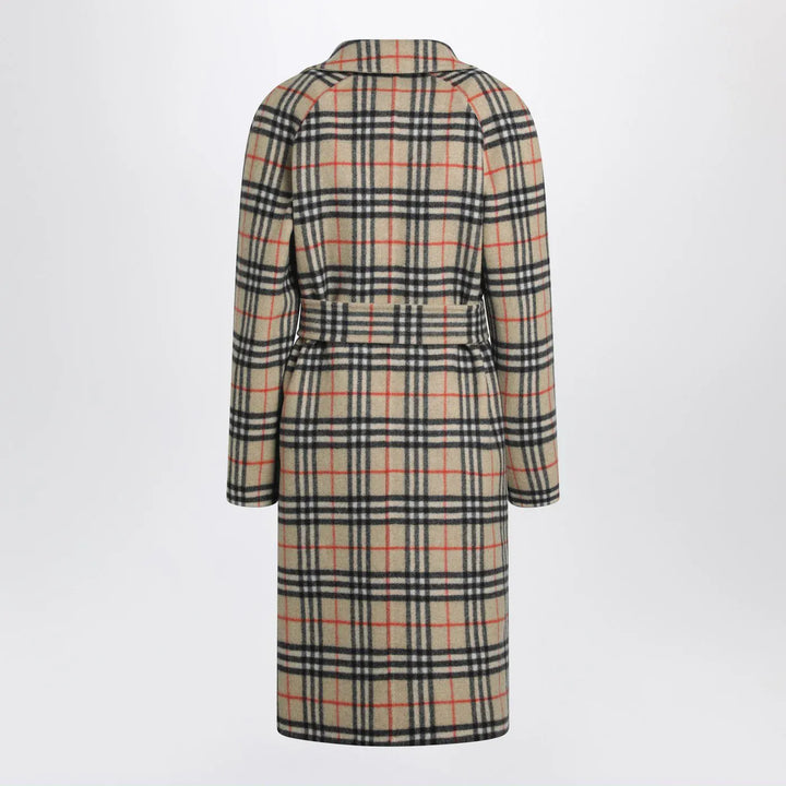 Burberry - Sand reversible wool coat Brand Coats &amp; Jackets 8 UK