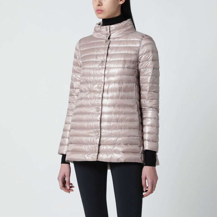 Coats &amp; Jackets HERNO - Light pink quilted nylon padded jacket Brand