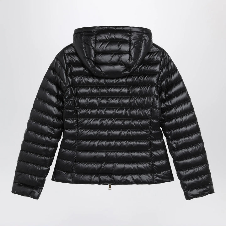 Moncler - Igelhood down jacket in black longue saison Brand Coats &amp; Jackets 1