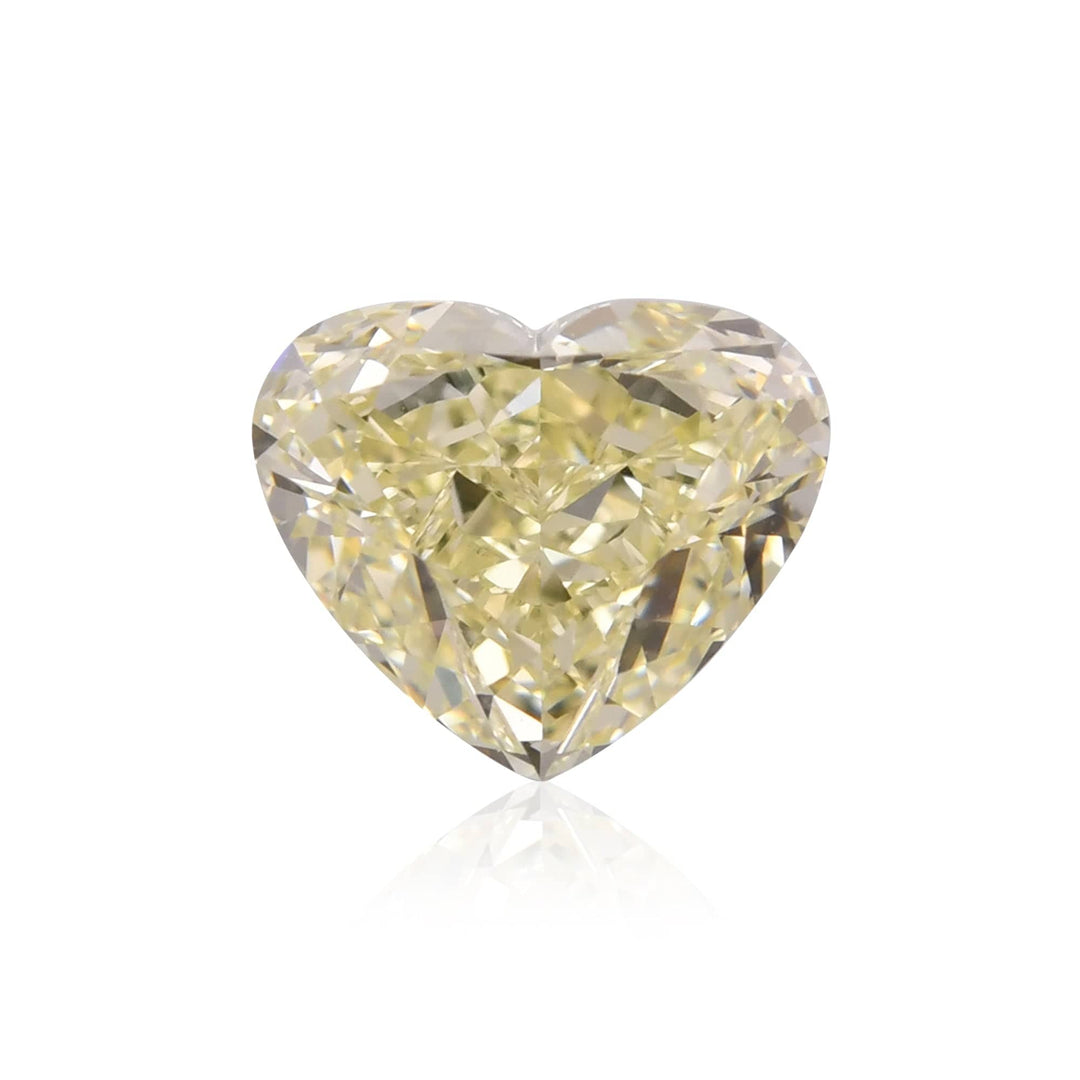 1.21 Carat Y-Z HEART Diamond VVS2 GIA Brand Color Diamond
