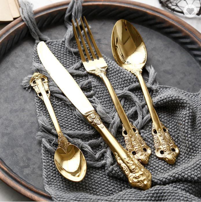 Harriet Cutlery Cutlery set 24pcs Harriett Gold Cutlery Set 24Pcs Brand