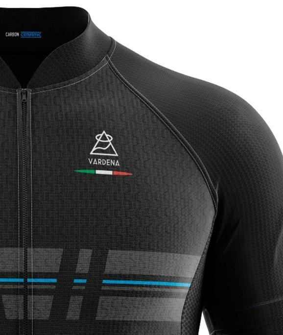 Vardena Cycling Jersey Vardena Cut Line Black Carbon Ceramic Cycling Jersey Vardena Cut Line Carbon Ceramic Black Cycling Jersey Brand