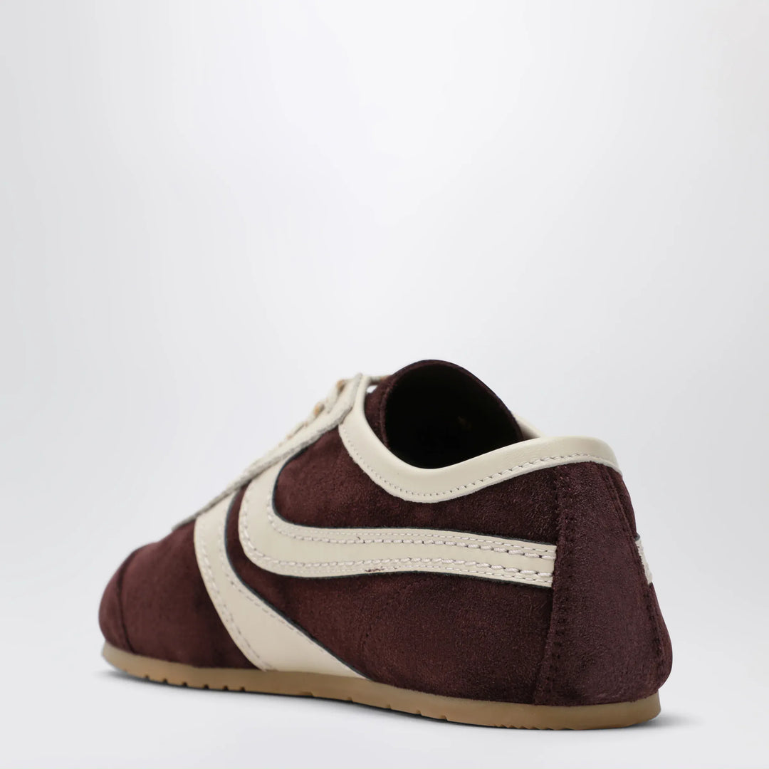 Dries Van Noten - Dark purple/beige suede sneakers Brand
