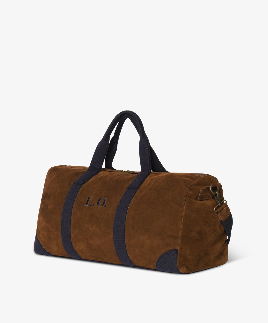 My Style Bags Personalised Boston Large Felt Duffel Bag – Blue Brand Duffel Bag