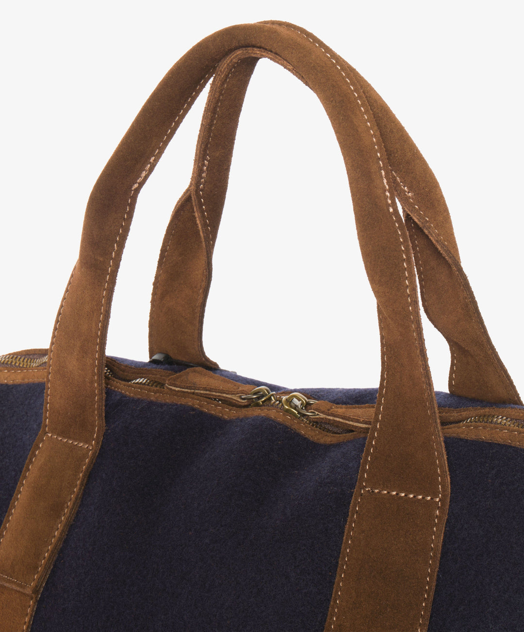My Style Bags Personalised London Large Felt Duffel Bag – Blue Brand Duffel Bag