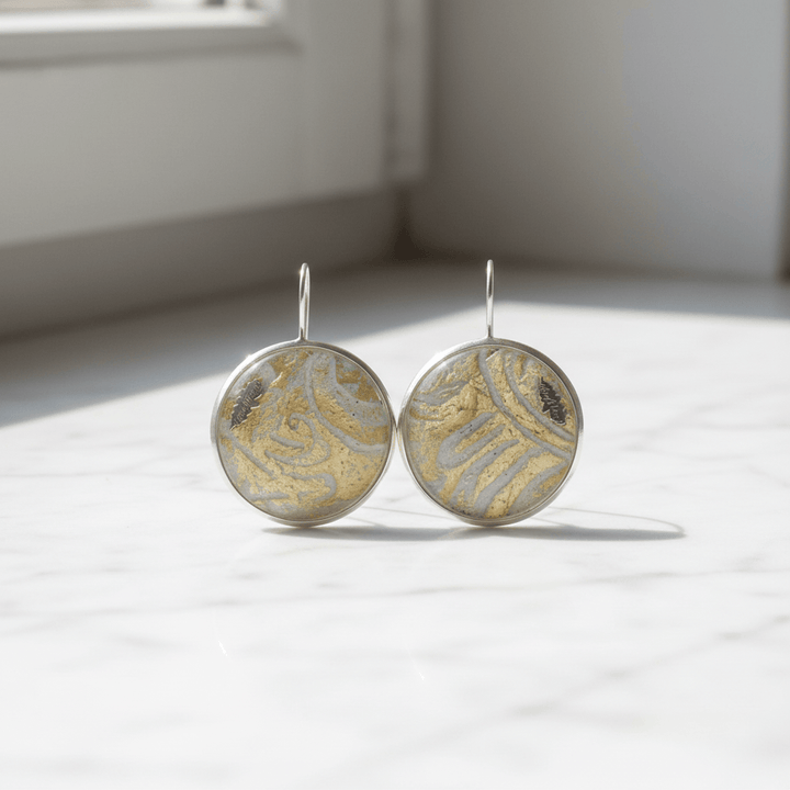 Antonella Piacenti Damask Silver 925 Earrings Brand Earrings