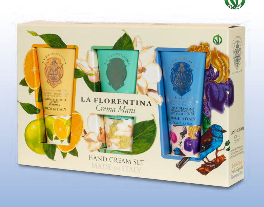 La Florentina Gift Set Gift Set La Florentina Hand Cream Boboli Citrus Magnolia Iris Brand