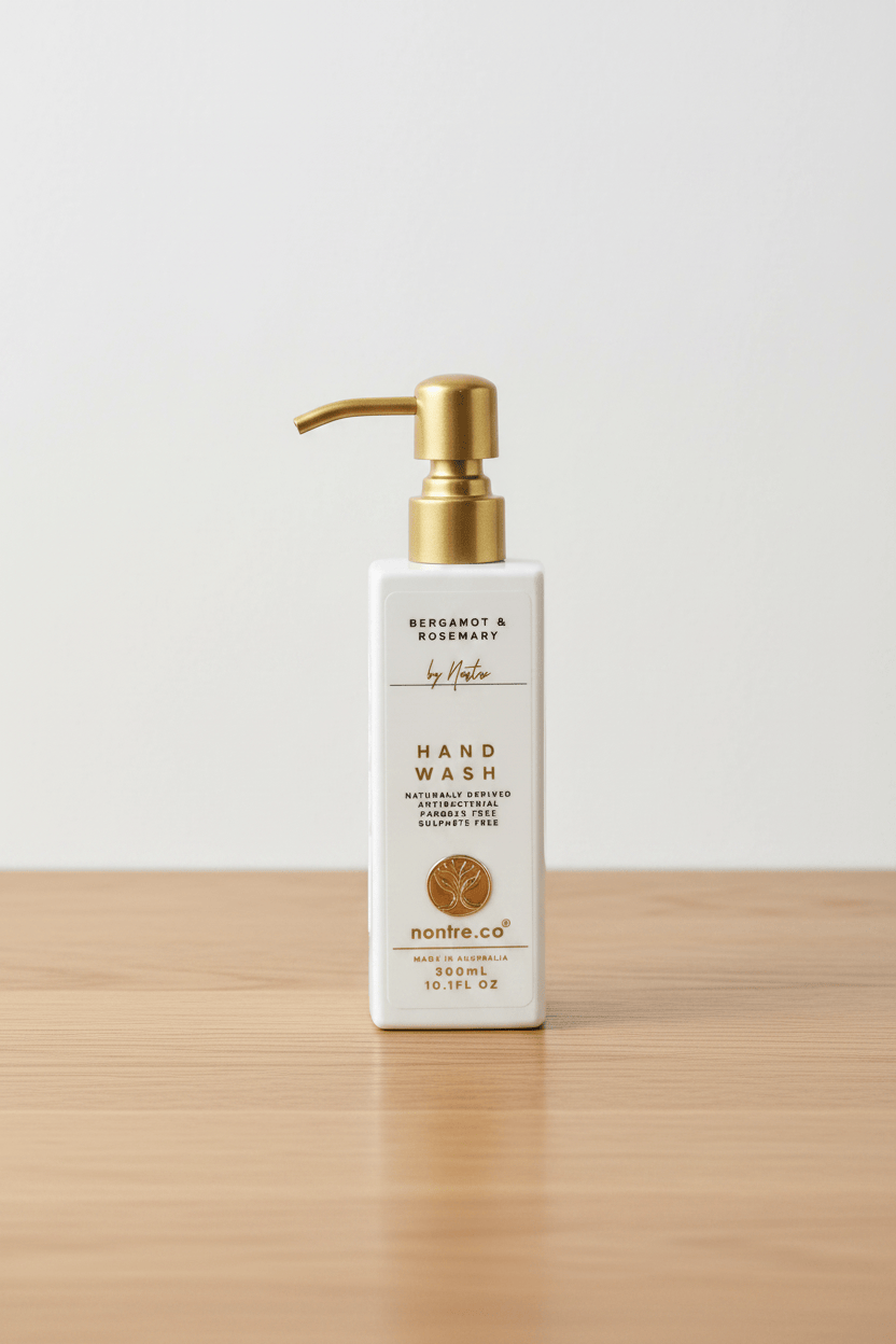 Nontre.co Natural Hand Wash 300ml Bergamot &amp; Rosemary Brand Hand Wash