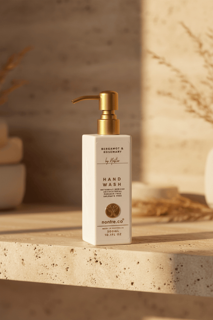 Nontre.co Natural Hand Wash 300ml Bergamot &amp; Rosemary Brand Hand Wash