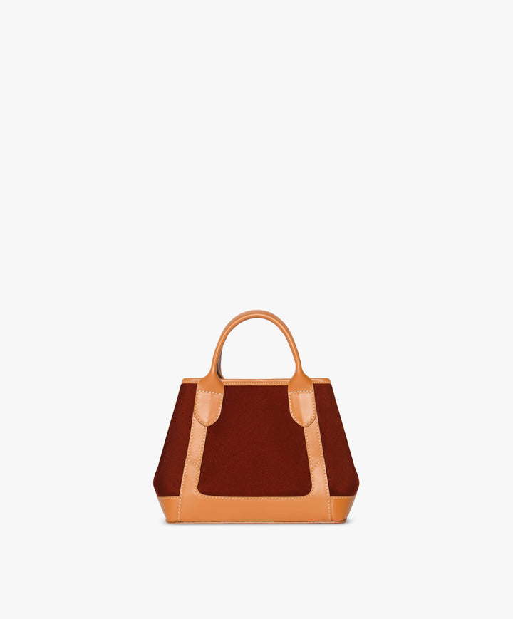My Style Bags Personalised Chloe Small Velour Handbag – Bordeaux Brand Handbag