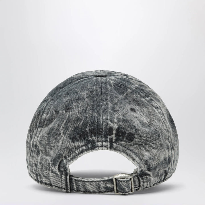 ANINE BING - Jeremy baseball cap in washed-effect grey Brand Hats TU