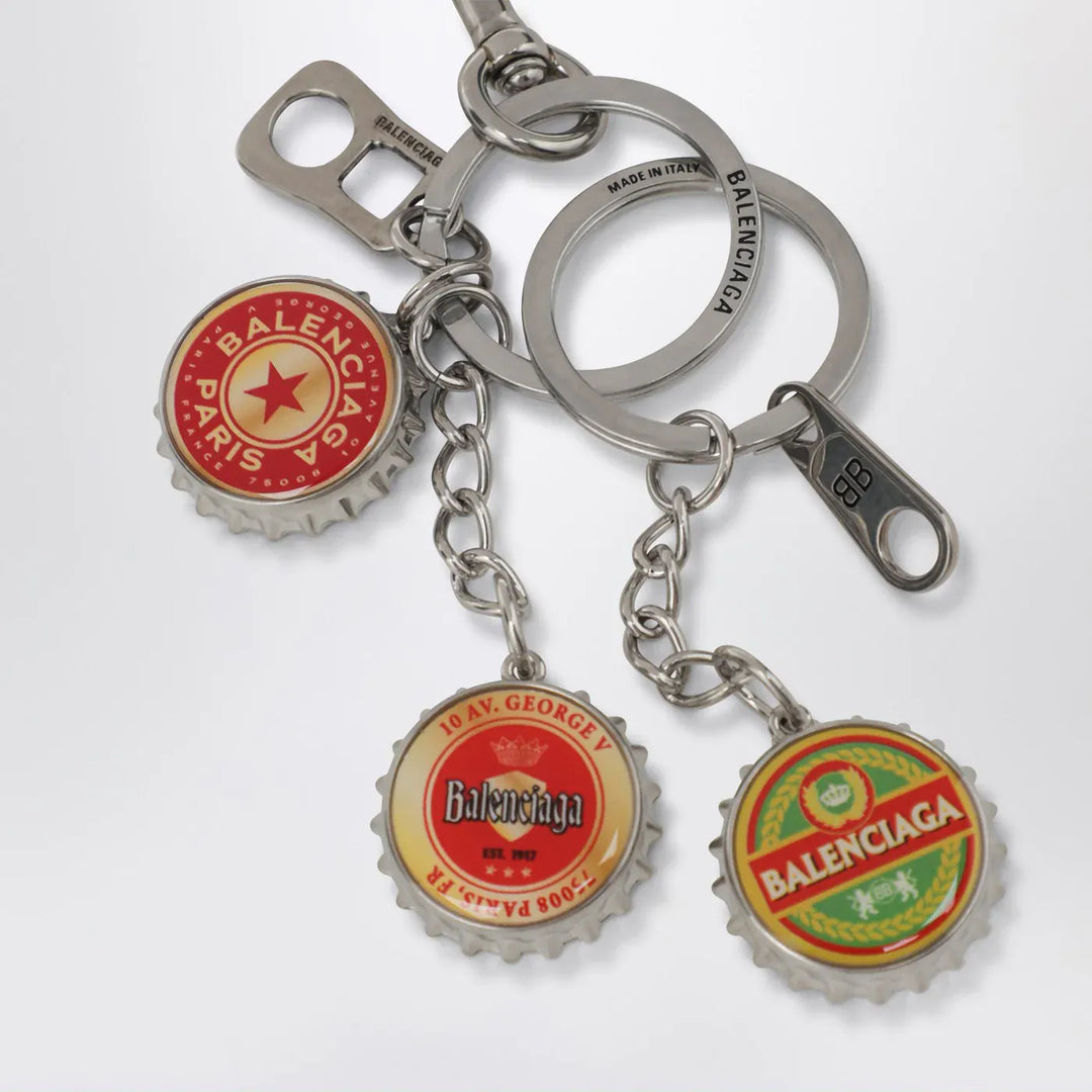 Balenciaga - Logo bottle cap keyring charm Brand Hats TU