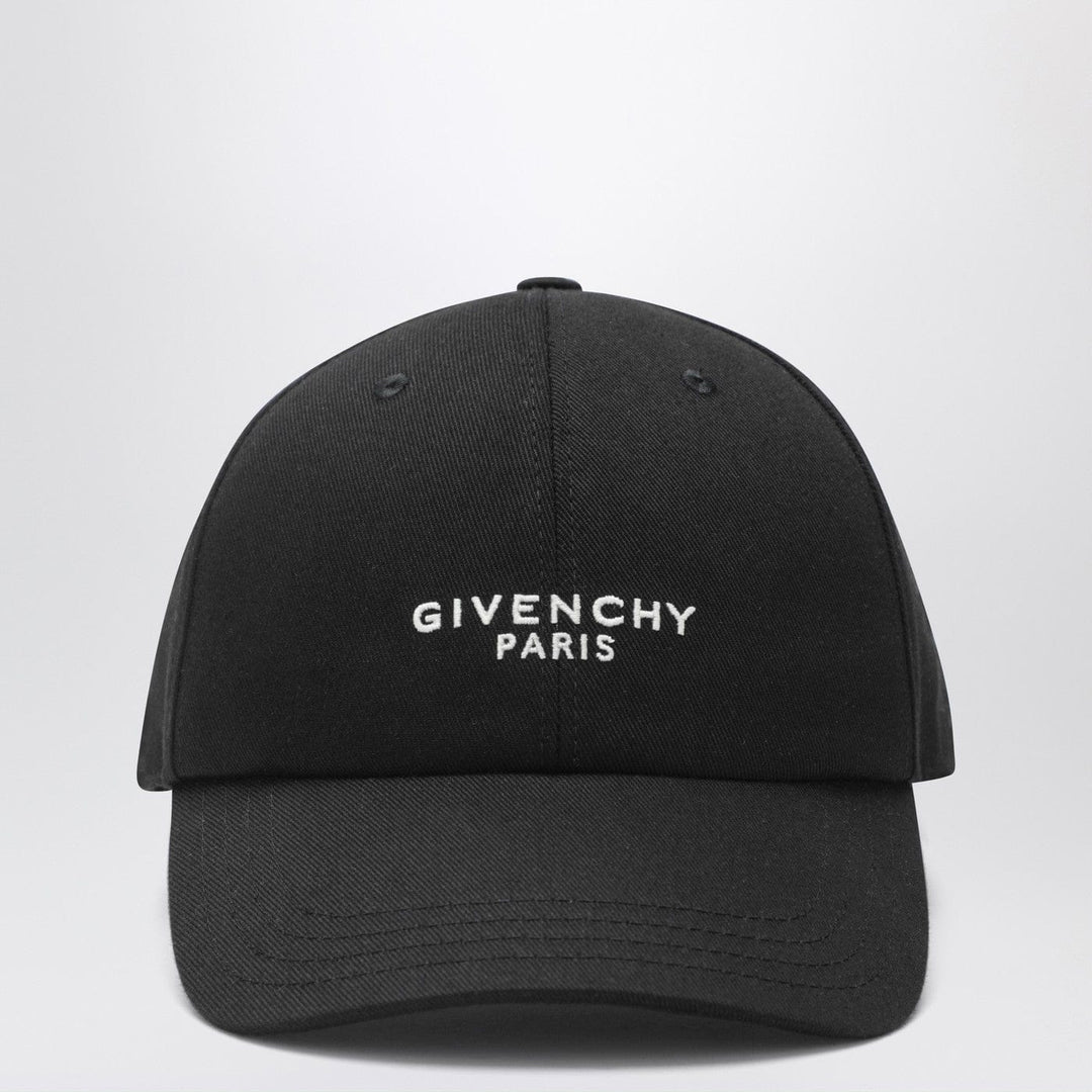 Hats TU Givenchy - Black baseball cap with logo Brand