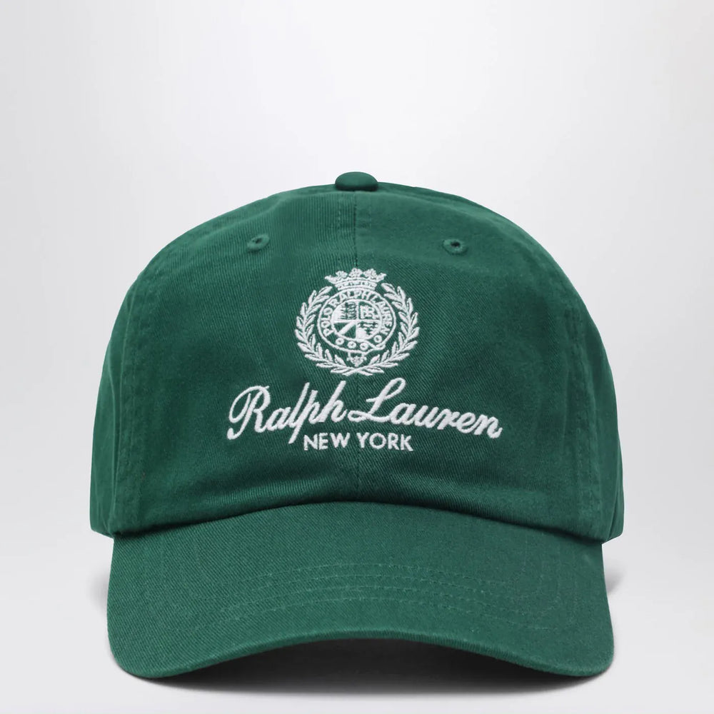 Polo Ralph Lauren - Forest green cotton baseball cap Brand Hats TU