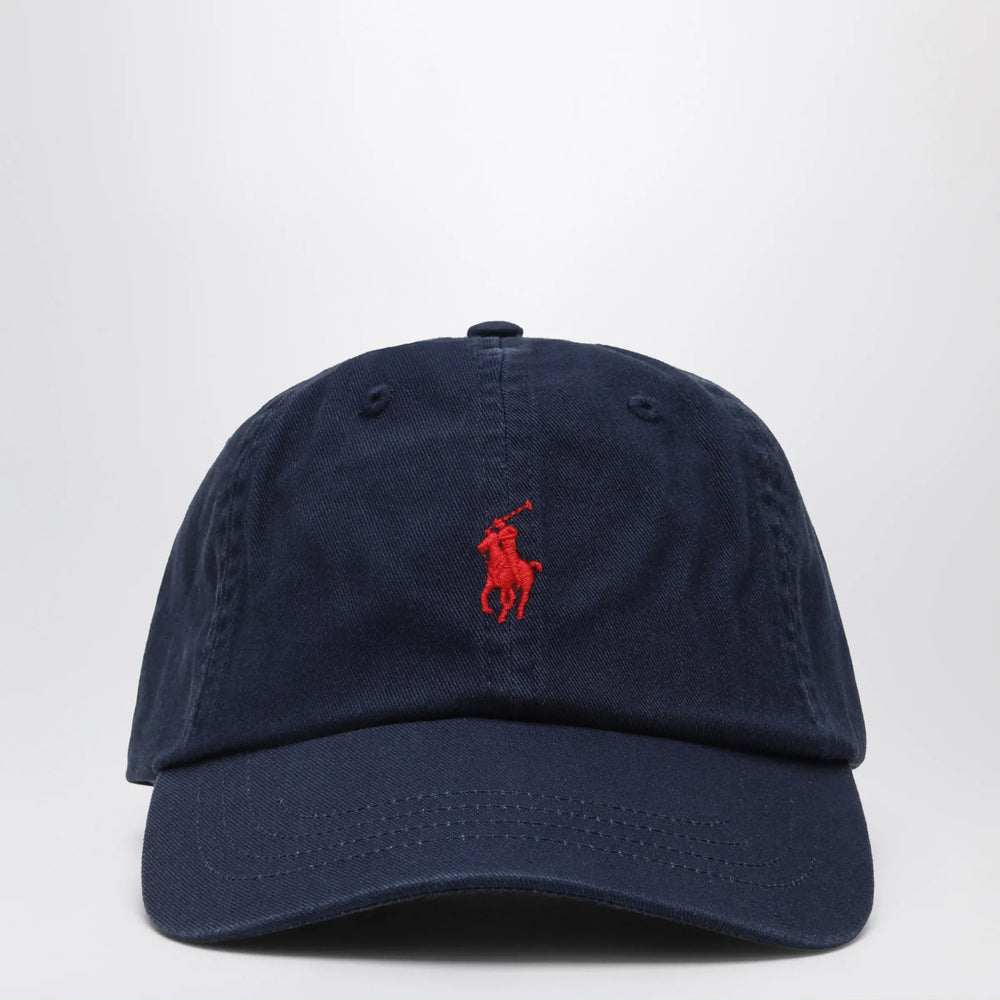Polo Ralph Lauren - Navy blue baseball cap with logo Brand Hats TU