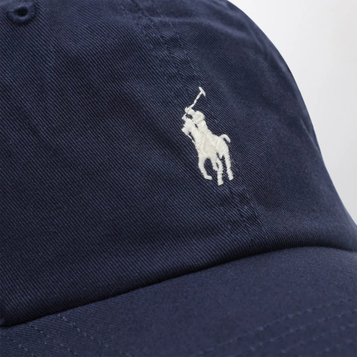 Polo Ralph Lauren - Navy blue cotton baseball cap Brand Hats TU