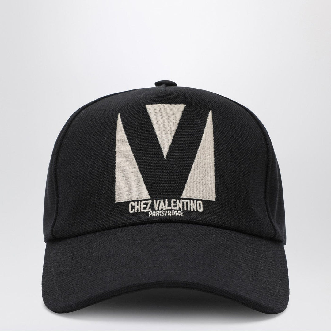 Hats Valentino Garavani - Chez Valentino black baseball cap Brand