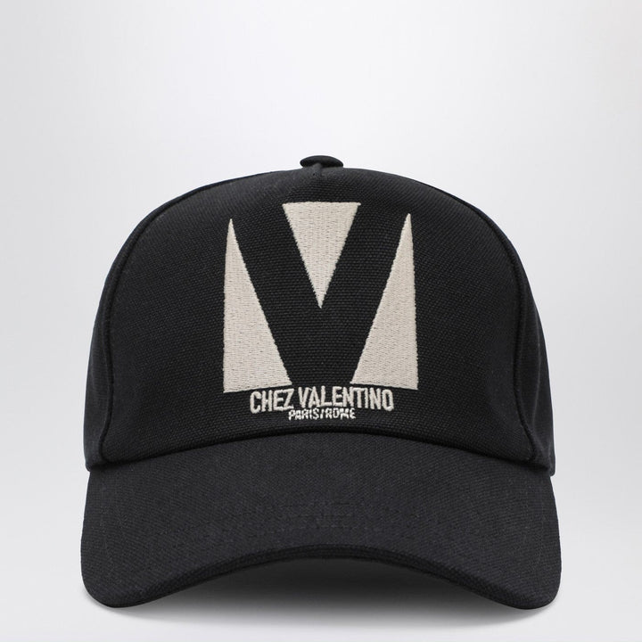Hats Valentino Garavani - Chez Valentino black baseball cap Brand
