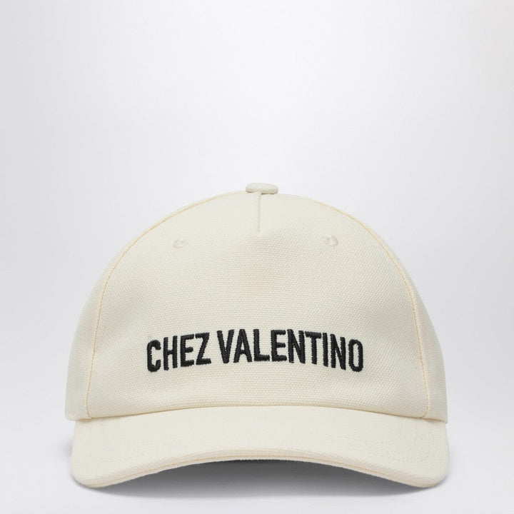 Hats Valentino Garavani - Chez Valentino ivory baseball cap Brand