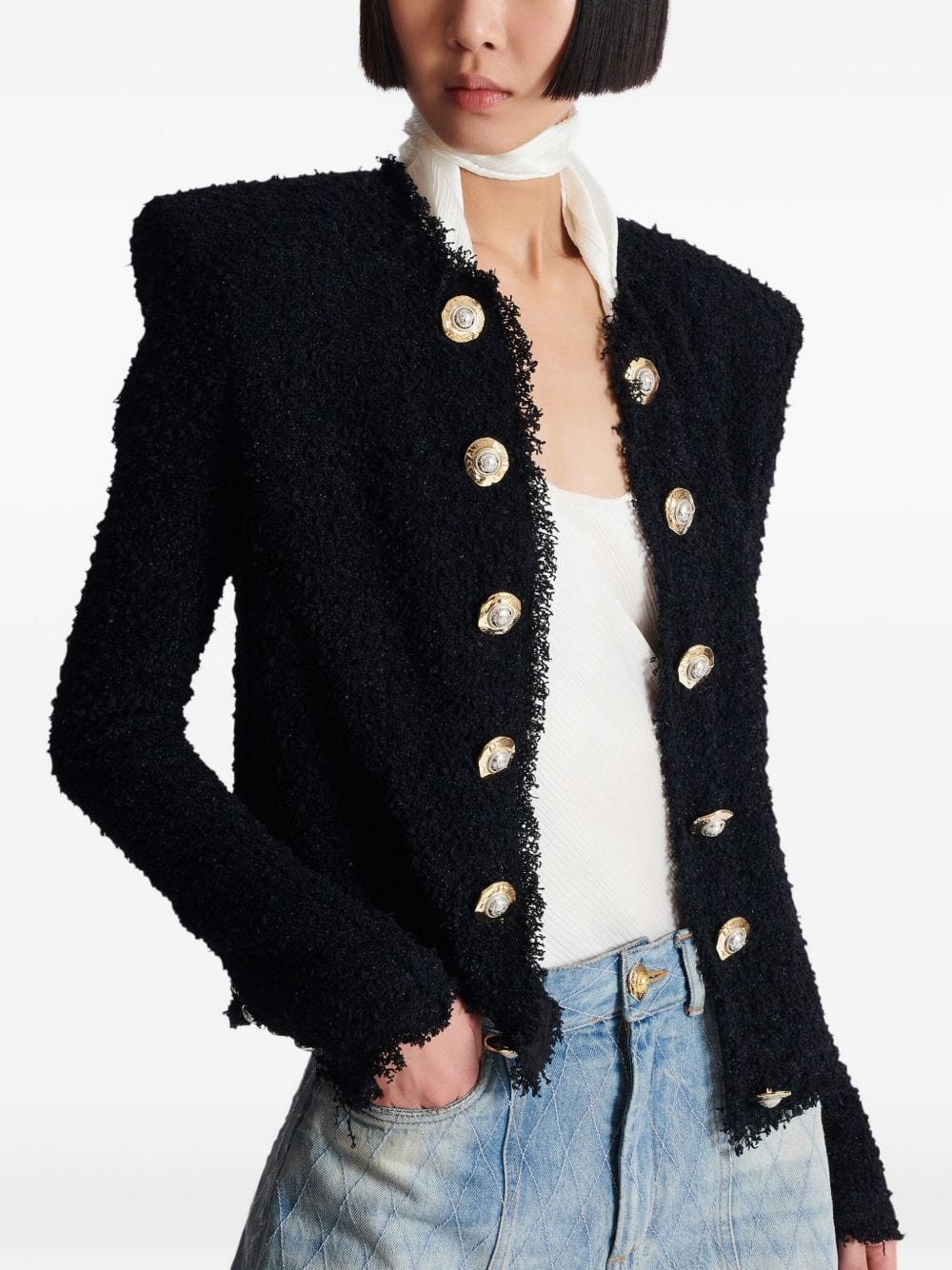Balmain Jackets Balmain Jackets Black Balmain Jackets Black Brand