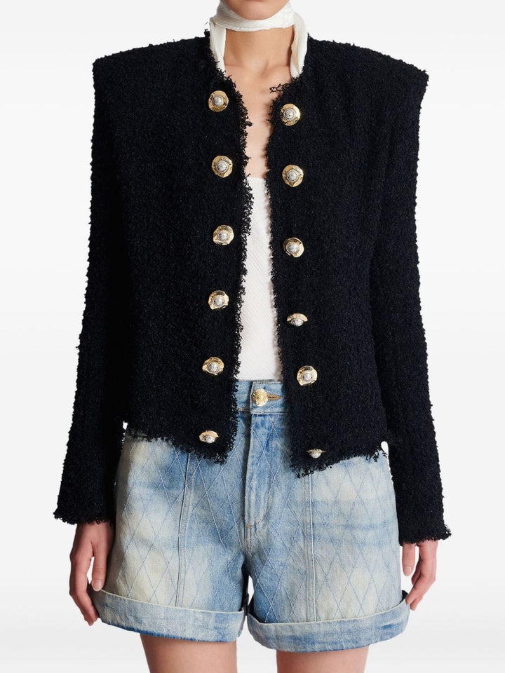 Balmain Jackets Balmain Jackets Black Balmain Jackets Black Brand