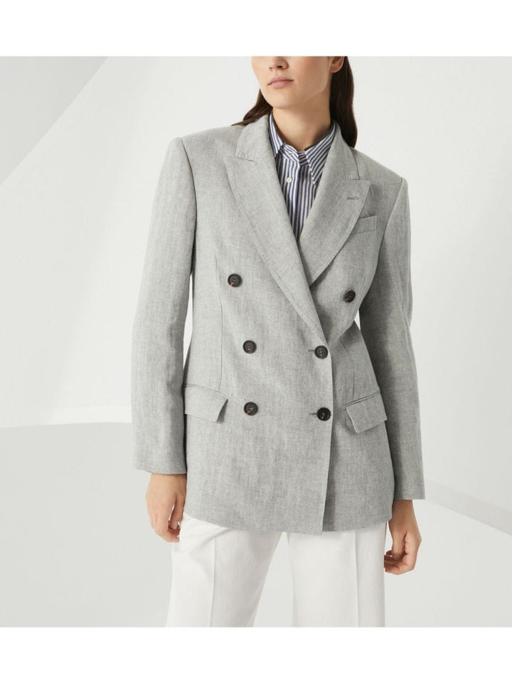 Brunello Cucinelli Jackets 44 Brunello Cucinelli Jackets Light Grey Brunello Cucinelli Jackets Light Grey Brand
