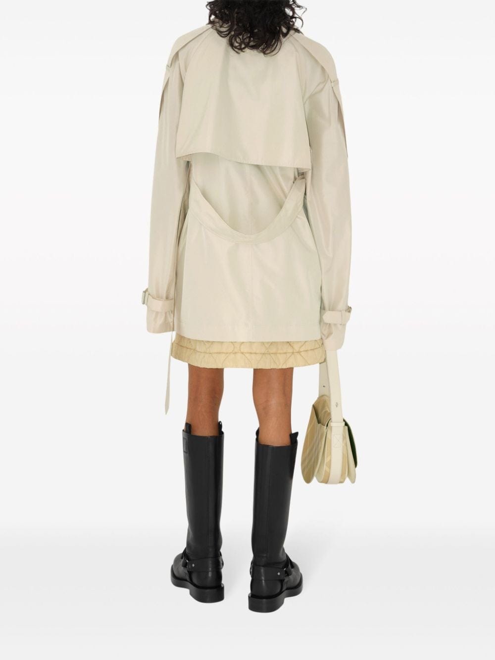 Burberry Jackets 4 Burberry Light Silk Jackets Burberry Light Silk Jackets beige trench coat with belted waist and notched lapels. Brand